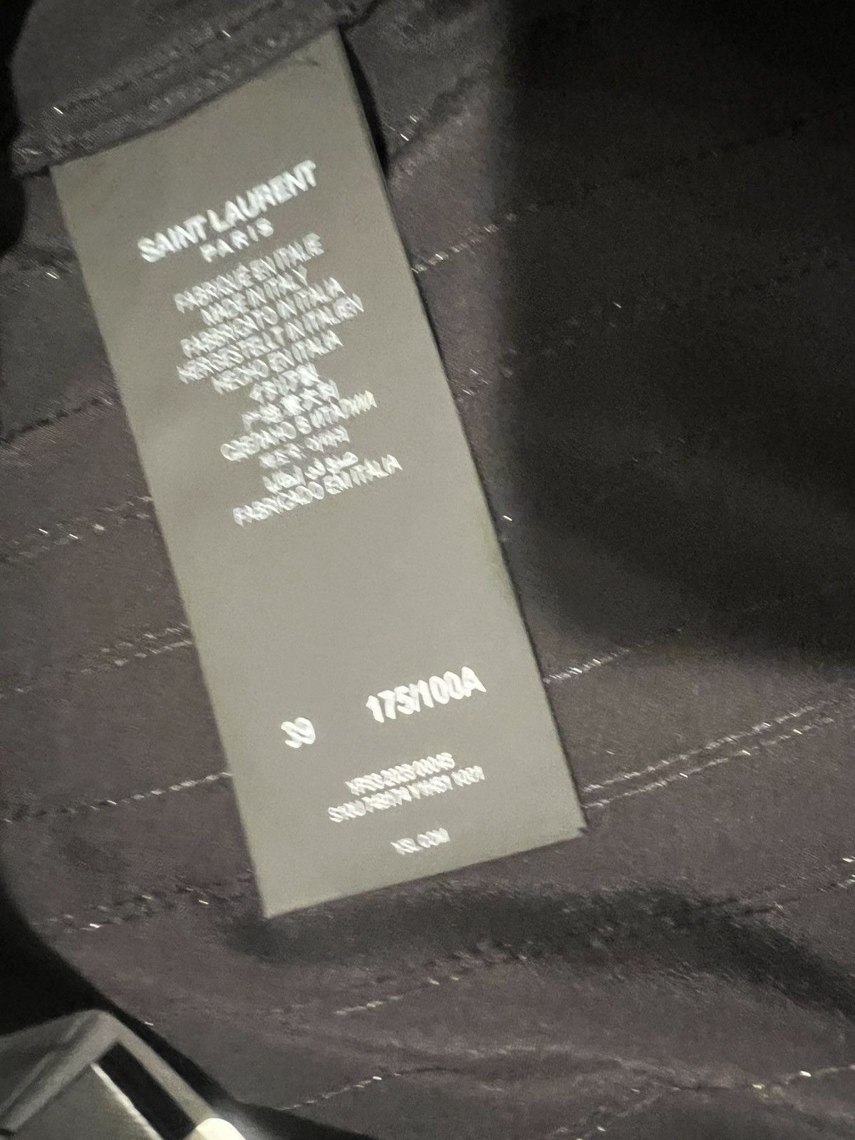Saint Laurent Paris Saint Laurent men’s silk shirt. 39/15.5.$1690 Size US M / EU 48-50 / 2 - 4 Thumbnail