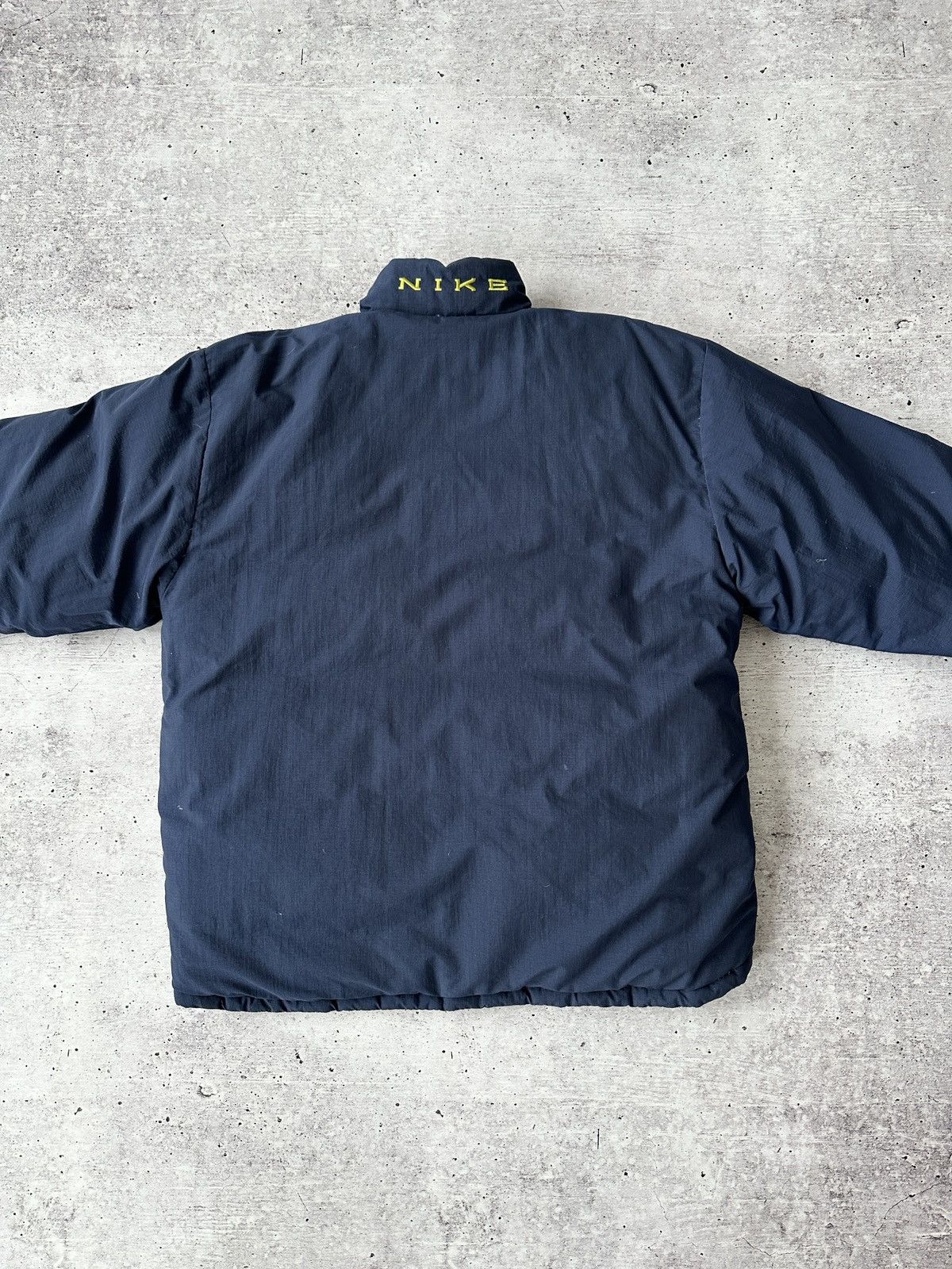 Nike Nike Vintage Big Logo Reversible Down Puffer Jacket Size US XL / EU 56 / 4 - 14 Thumbnail