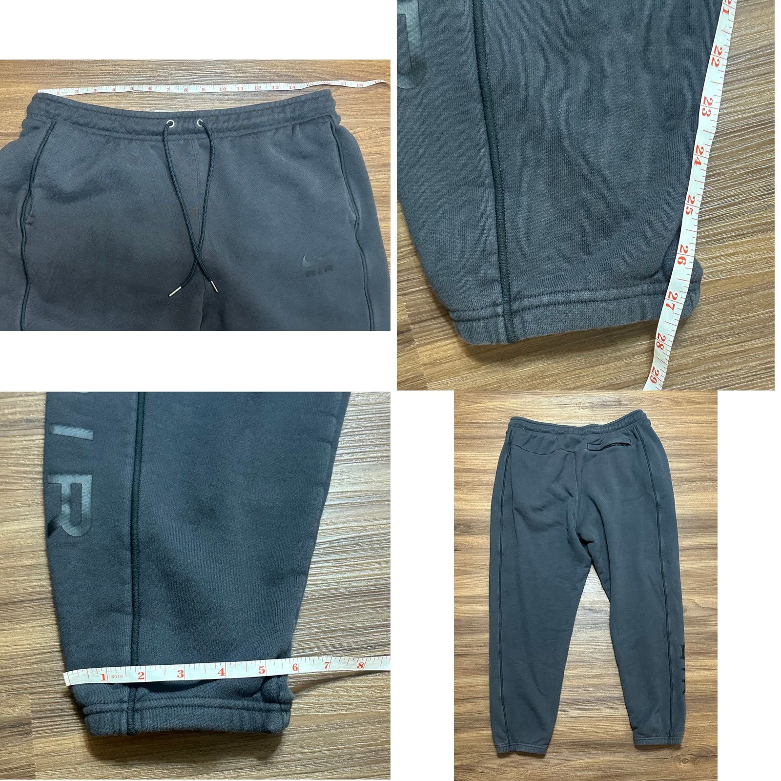 Nike Nike Air Mens Jogger Pants French Terry Dark Grey Sz XL Size US 36 / EU 52 - 8 Thumbnail