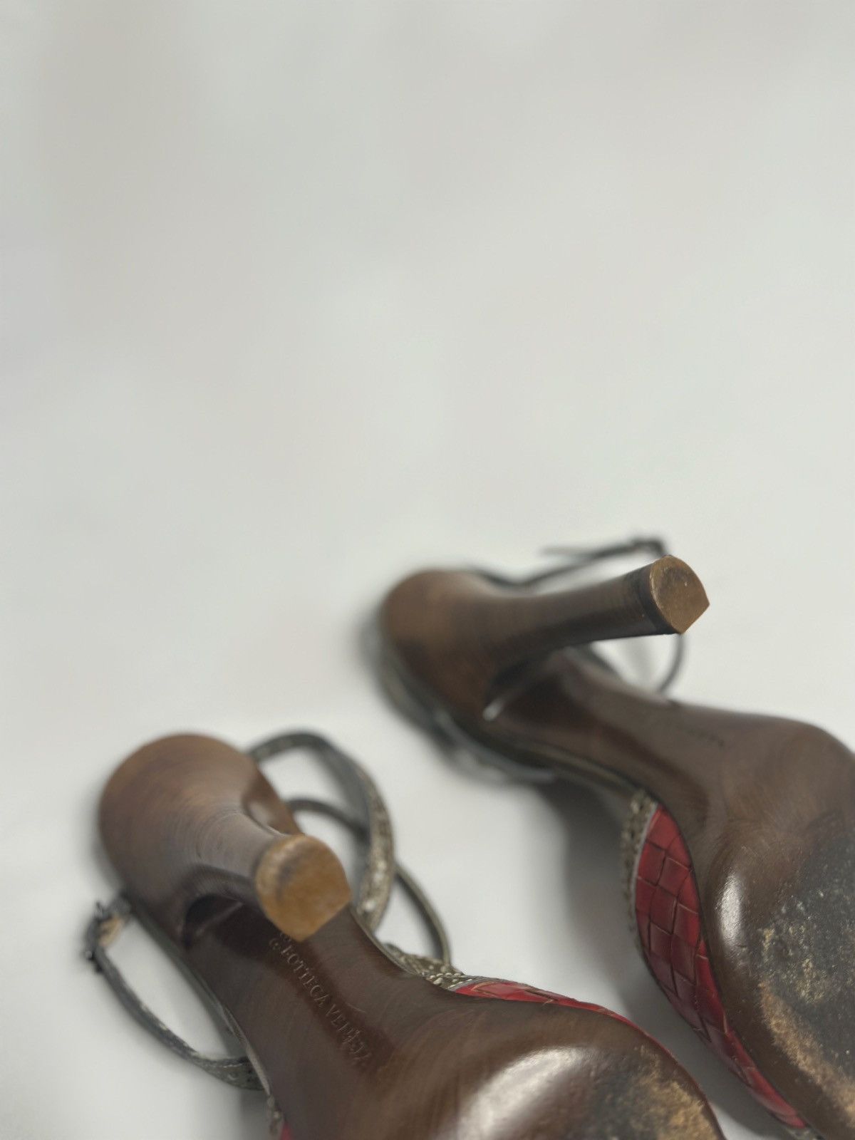 Bottega Veneta × Vintage Vintage Bottega Heels Size US 8 / IT 38 - 6 Thumbnail