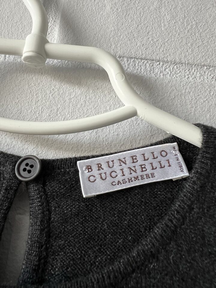 Brunello Cucinelli Brunello Cucinelli Long Cashmere Dress Grey Size S Size S / US 4 / IT 40 - 14 Thumbnail