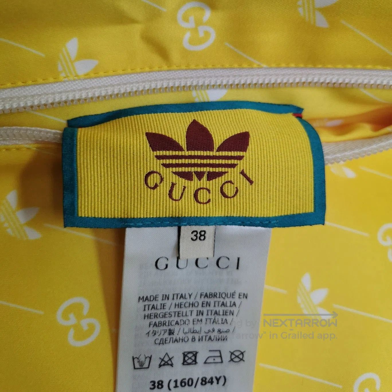 Gucci Gucci x Adidas XS Reversible Logo Print Jacket. Size S / US 4 / IT 40 - 4 Thumbnail