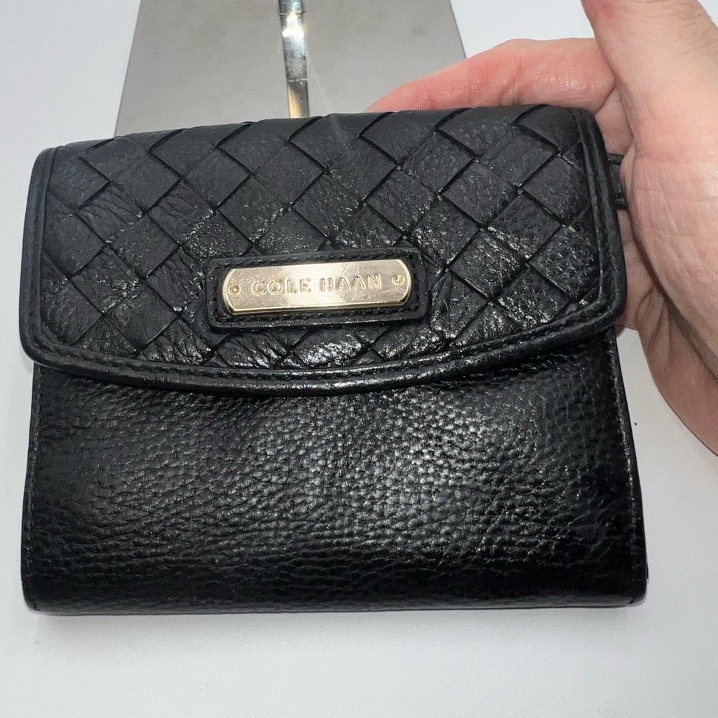 Cole Haan Cole Haan Weaved Bi Fold Wallet Size ONE SIZE - 3 Thumbnail