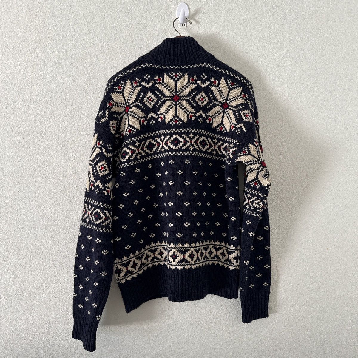 Polo Ralph Lauren Wool Knitted Cardigan Size US M / EU 48-50 / 2 - 2 Thumbnail