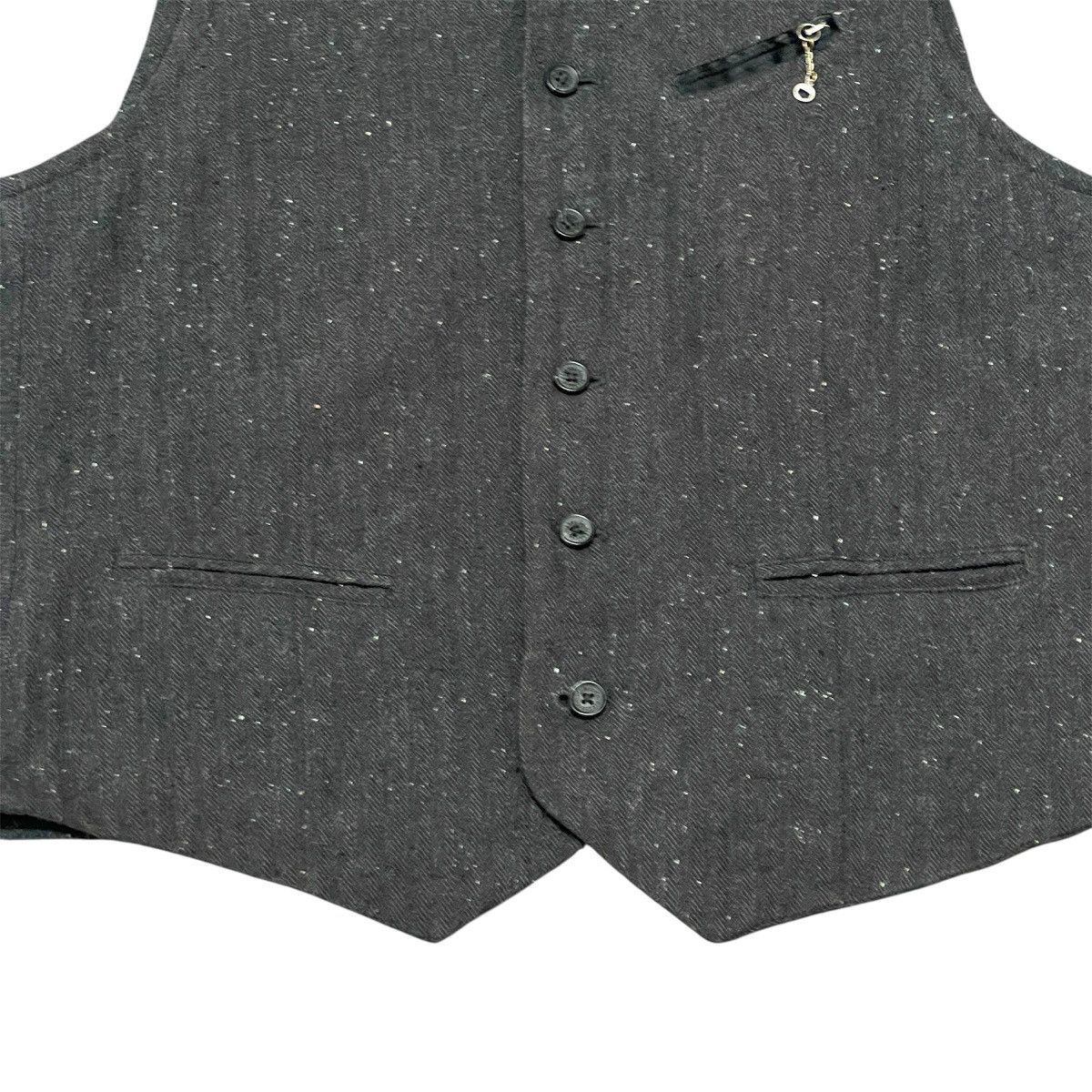Diesel Vintage Diesel Wool Blend Buttoned Down Vest Size 42L - 7 Thumbnail