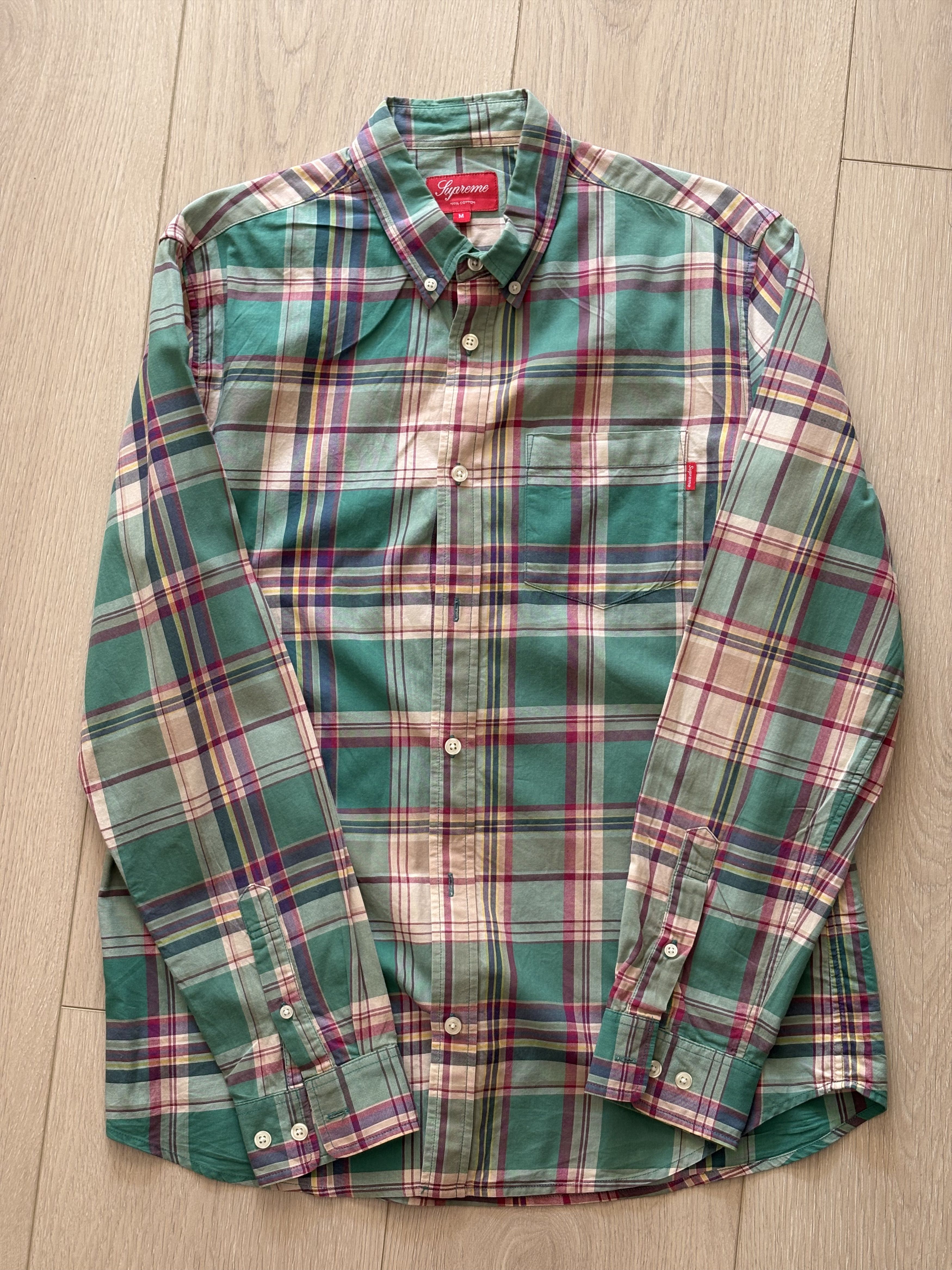 トップス supreme loose fit mini plaid s/s shirts Supreme Supreme SS24 Loose Fit Mini Plaid SS Shirt | Grailed