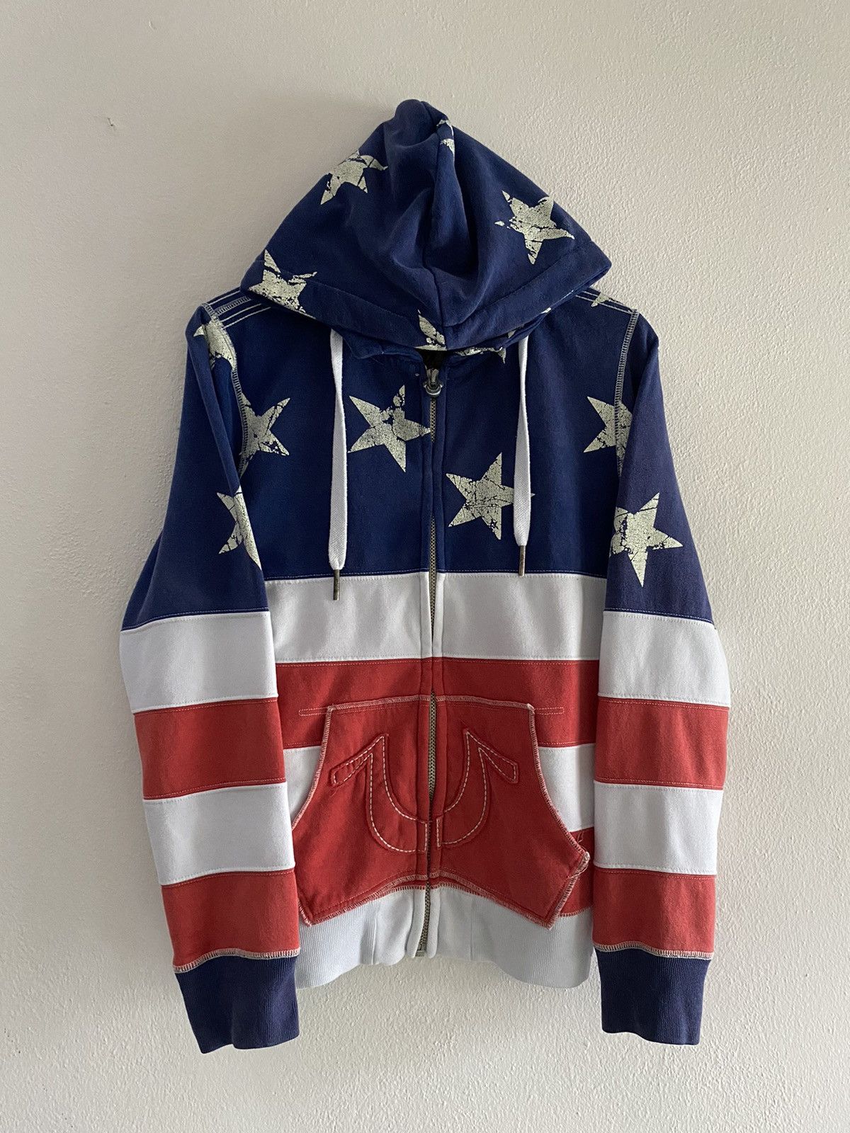 True Religion EXTREMELY RARE True Religion America Zip-Hoodie Size US M / EU 48-50 / 2 - 1 Thumbnail