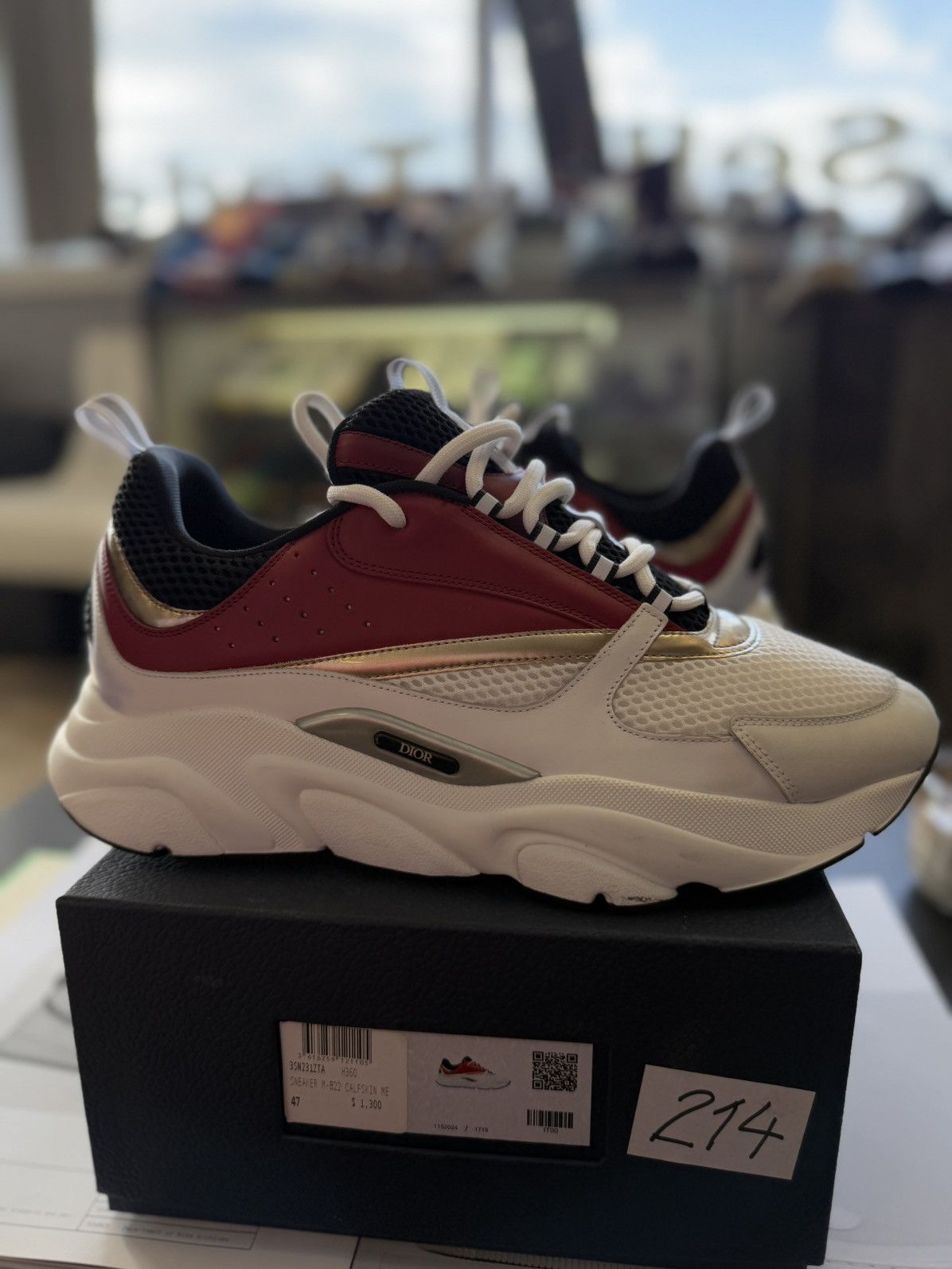 Dior Dior B22 Low Top Sneakers Size 47EU/14US W BOX Size US 14 / EU 47 - 2 Thumbnail