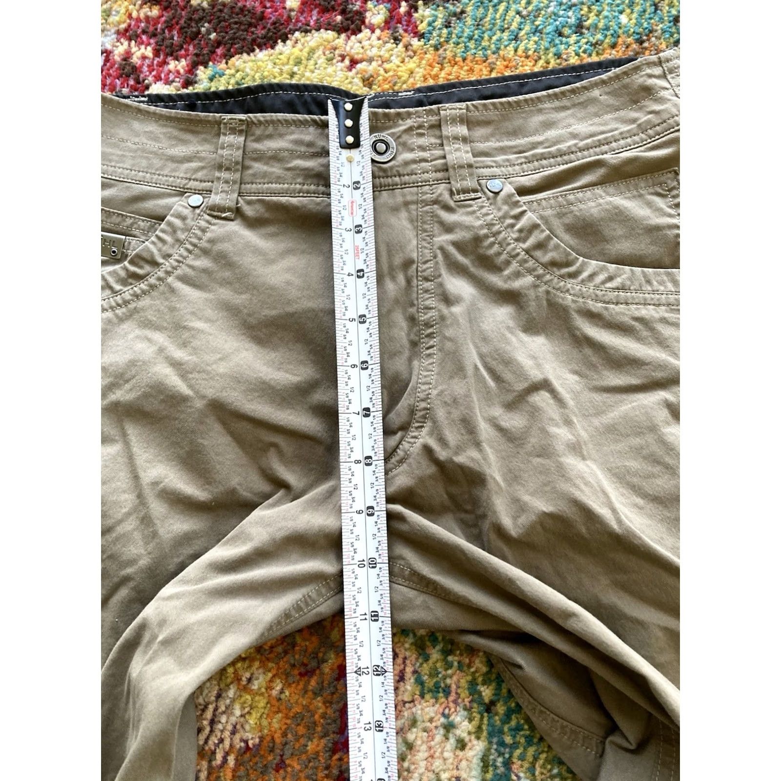 Vintage Kuhl Radikl Pants Mens 30x30 Light Brown Hiking Outdoor Gorp Chino Straight 30in Inseam Logo Pocket Comfort Stretch Cotton Nylon Spandex Size US 30 / EU 46 - 5 Thumbnail