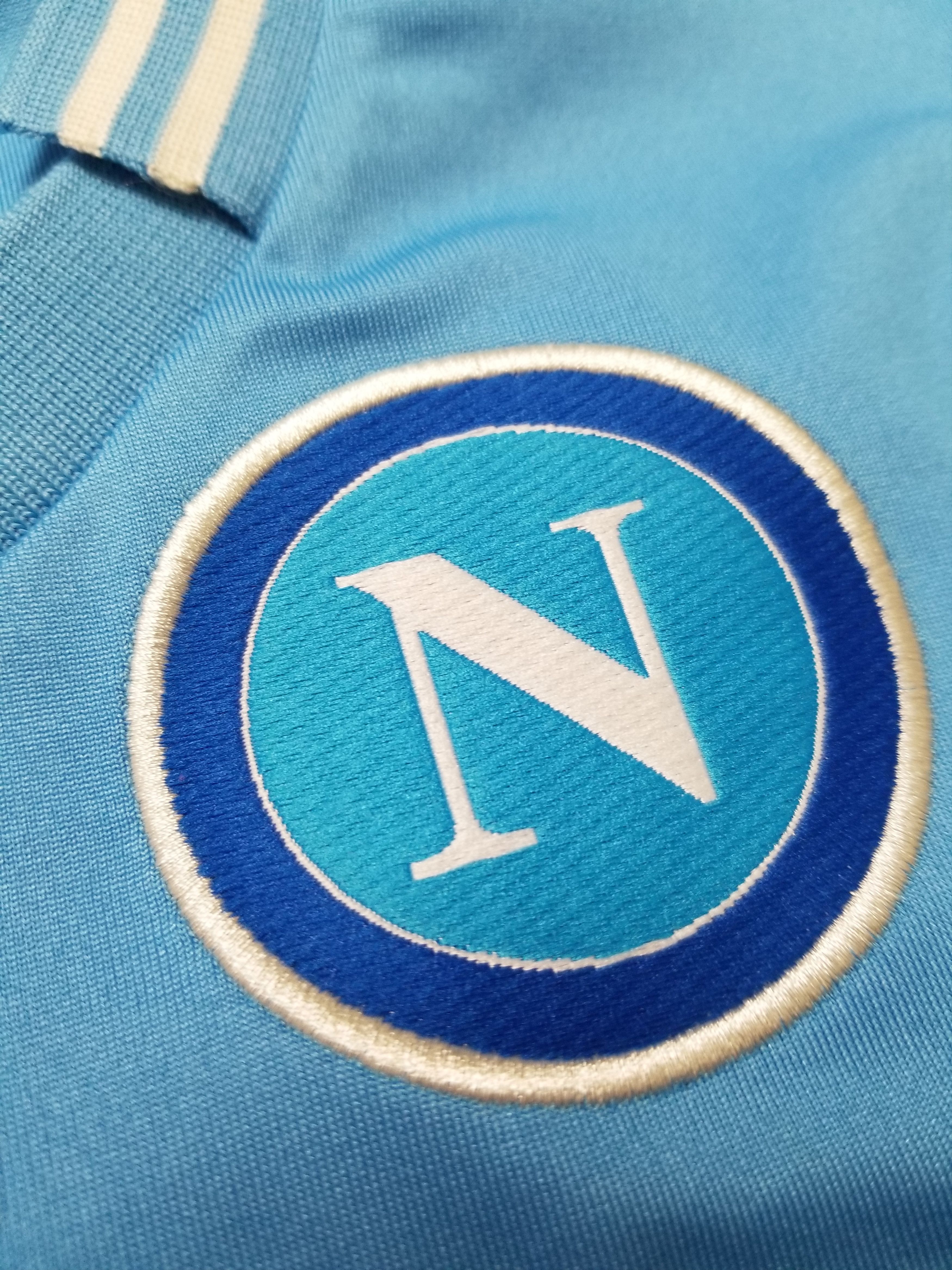 Macron Macron 2013-14 SSC Napoli Football Shirt Jersey Size US S / EU 44-46 / 1 - 6 Thumbnail