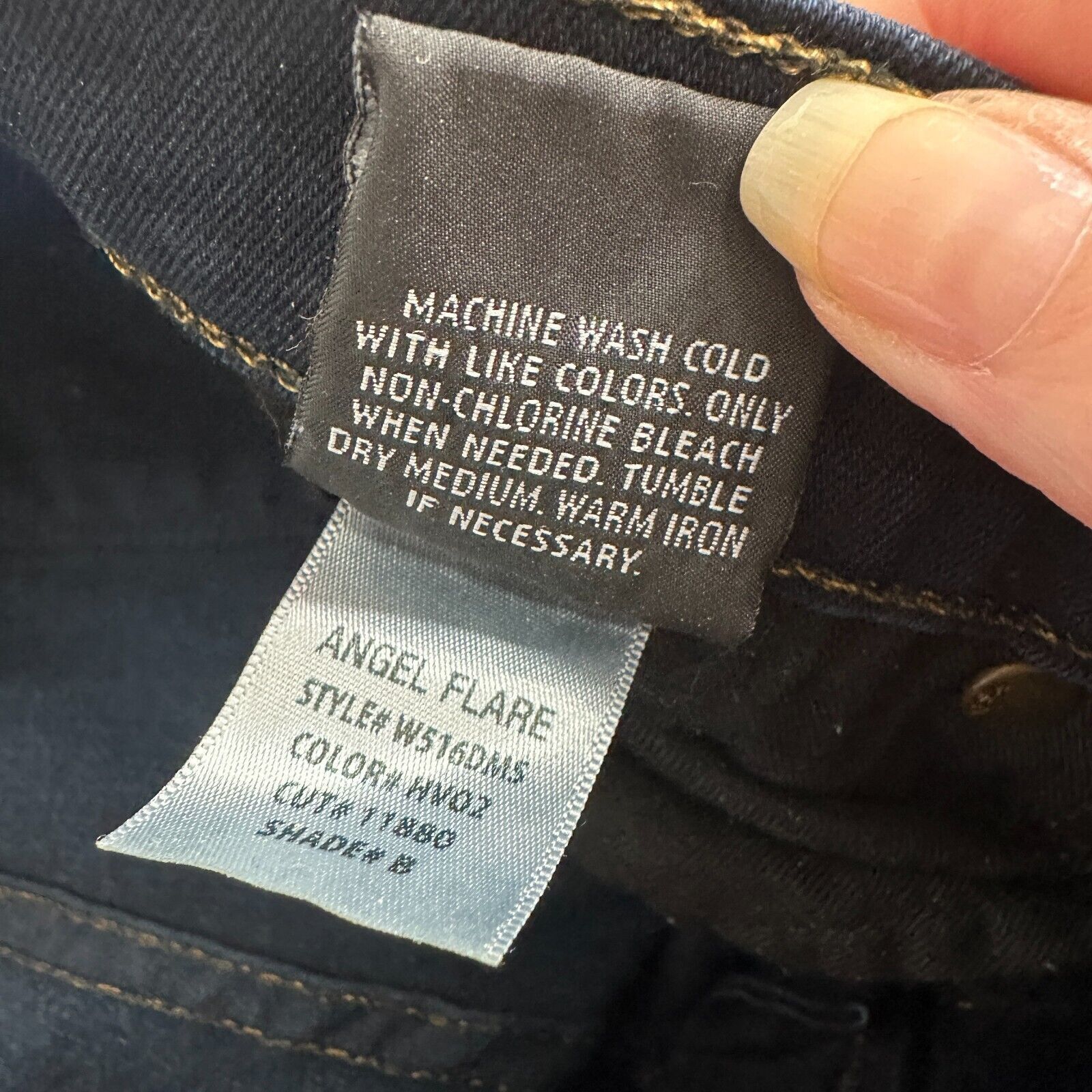 Hudson Hudson DarkAngel Flare Low-Rise 5 Pocket Denim Jean 26 Size 26" / US 2 / IT 38 - 12 Thumbnail