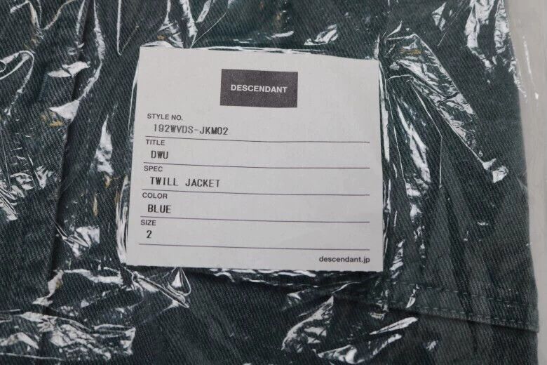 Descendant DESCENDANT DWU TWILL JACKET Smoke Blue 19AW 2 Size US M / EU 48-50 / 2 - 7 Thumbnail