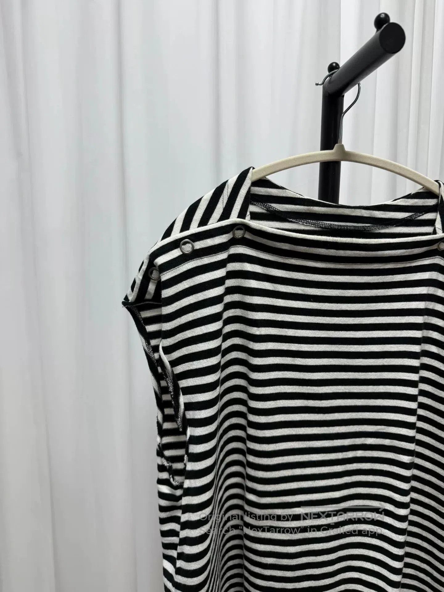 Comme des Garcons Homme Deux striped sleeveless top from The Soloist. Size US L / EU 52-54 / 3 - 2 Thumbnail