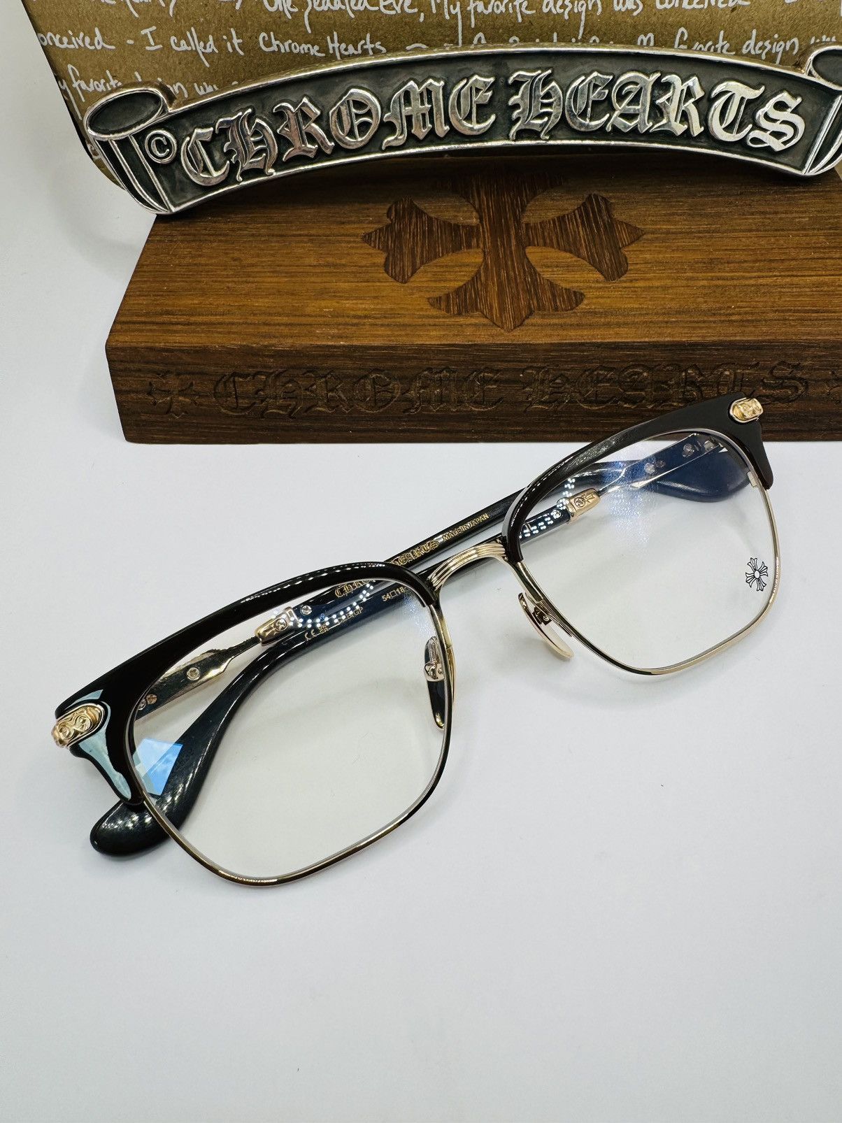 Chrome Hearts Chrome Hearts Vertical Smile 2 Glasses Size ONE SIZE - 1 Thumbnail
