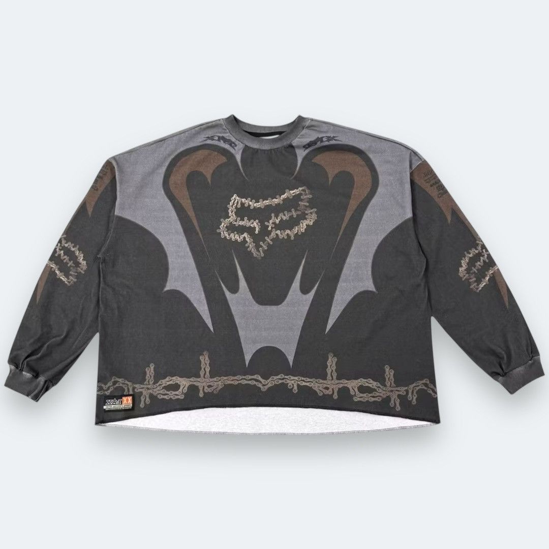 Fox Racing × Travis Scott TRAVIS SCOTT x FOX RACING II JERSEY LONG SLEEVE COLLAB RARE Size US L / EU 52-54 / 3 - 1 Thumbnail