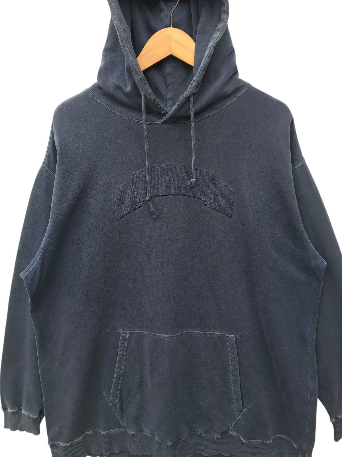 Champion Champion Thrashed Sun Faded Bleach Batch Distressed Hoodie Size US XL / EU 56 / 4 - 3 Thumbnail