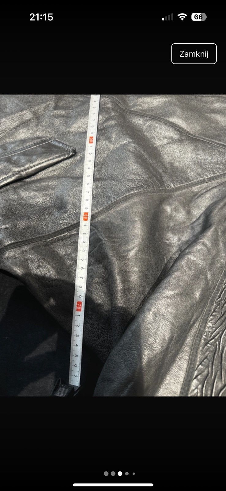 Vintage Natural leather jacket Size XL / US 12-14 / IT 48-50 - 8 Thumbnail