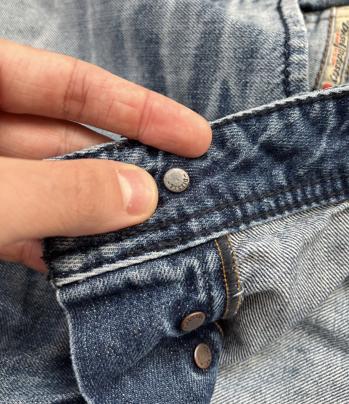 Diesel VINTAGE DIESEL IF SIX WAS NINE STYLE BAGGY JEANS 90S Size US 34 / EU 50 - 17 Thumbnail