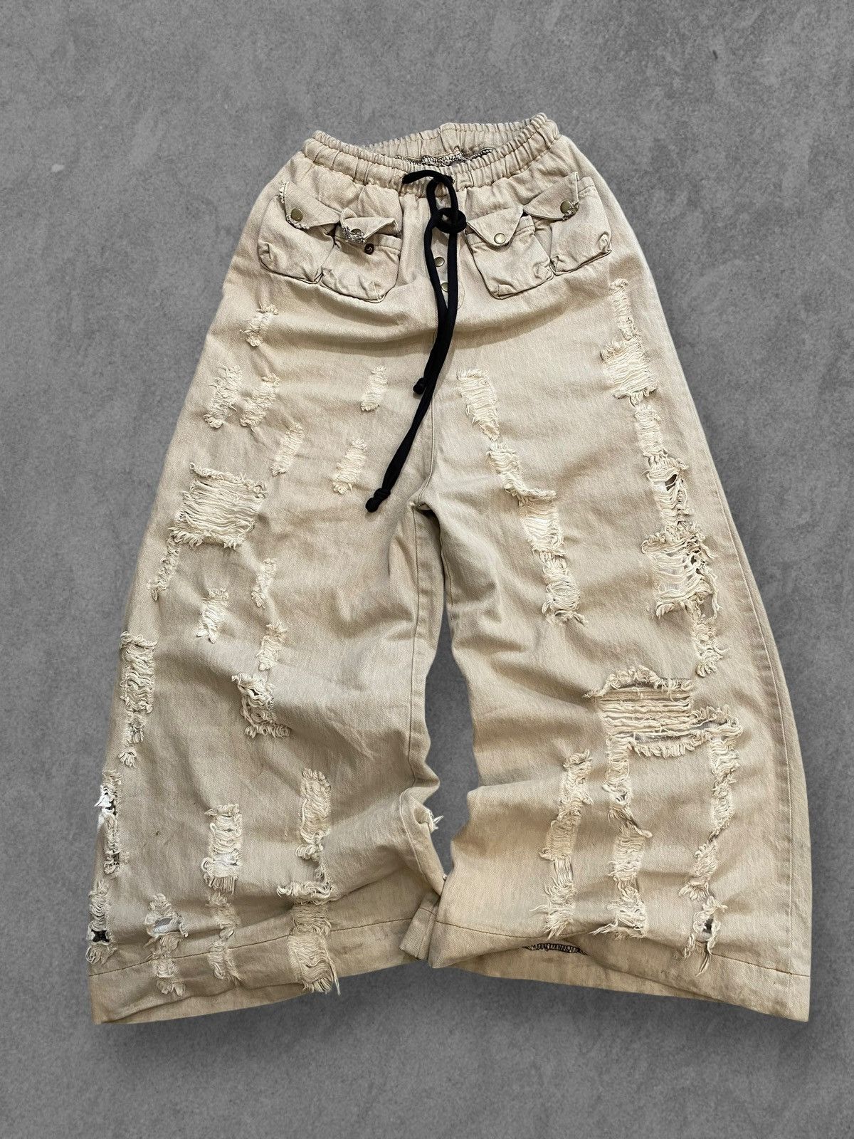 パンツ dasyori yori sport TAN THERMAL DENIM dasyori yori sport TAN THERMAL DENIM