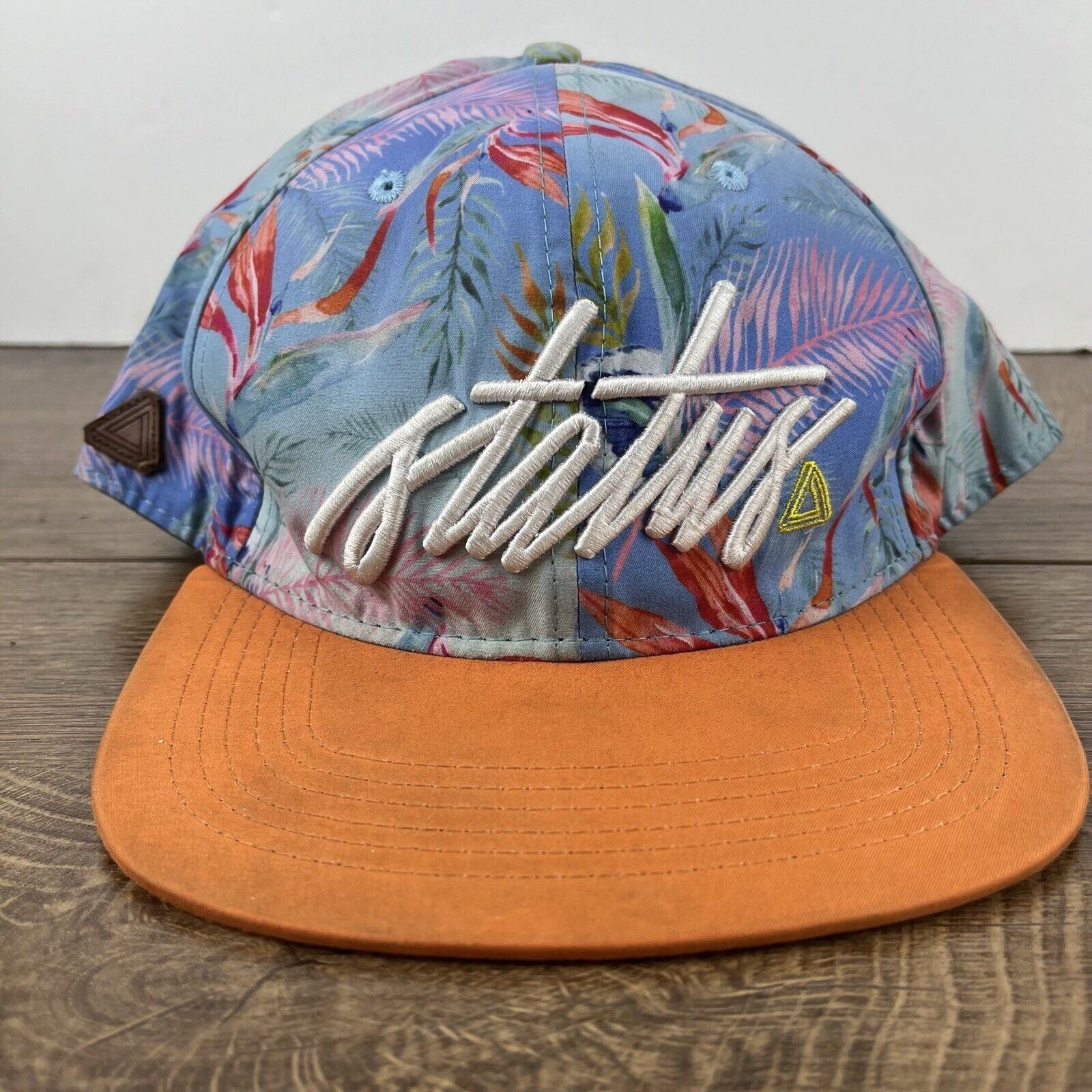 Other Status Hat Orange Blue Snapback Hat Blue Adjustable Hat Adul Size ONE SIZE - 5 Thumbnail