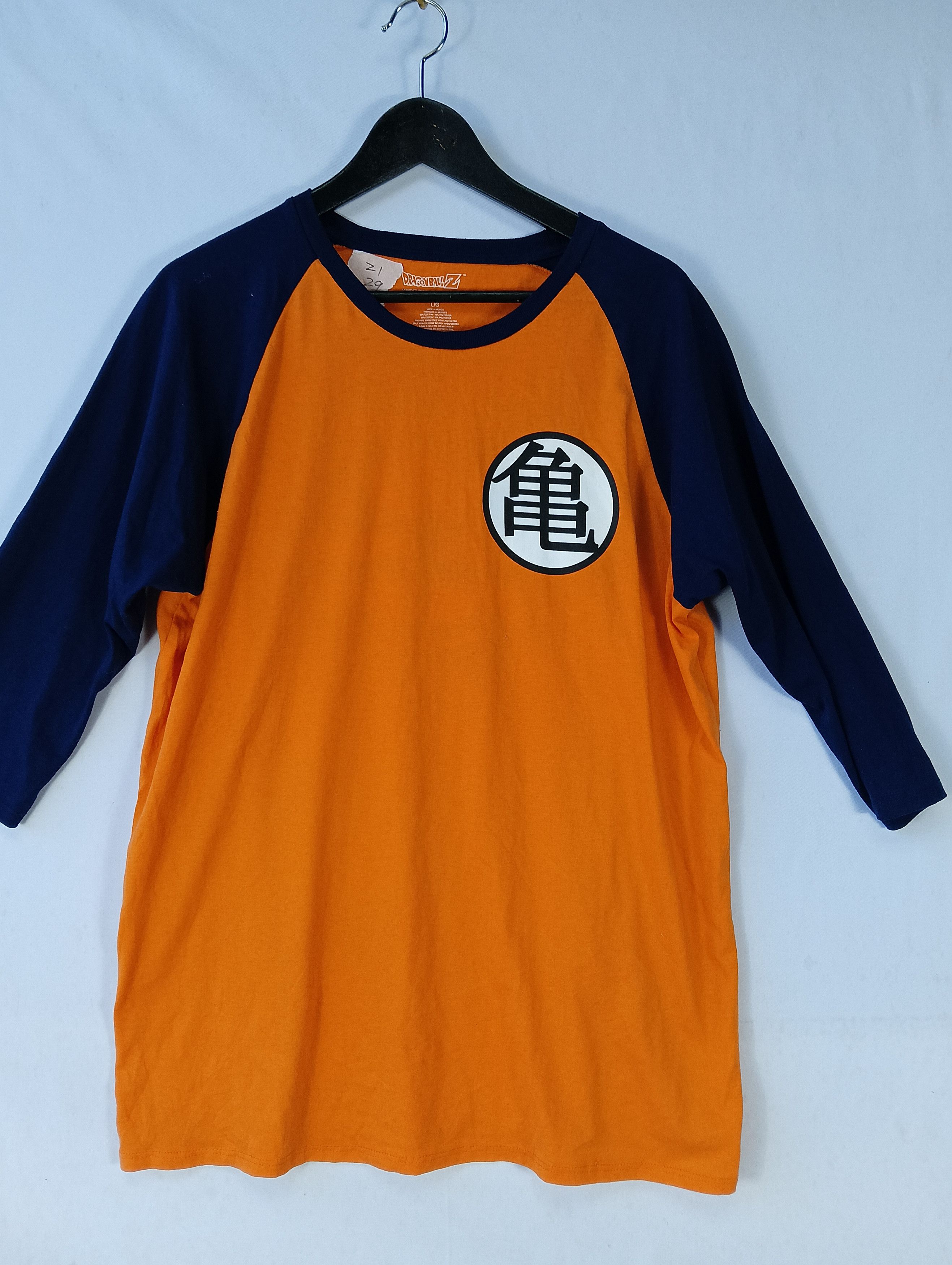 Anime dragon ball z big logo 3 quater sleeve Size US L / EU 52-54 / 3 - 7 Thumbnail