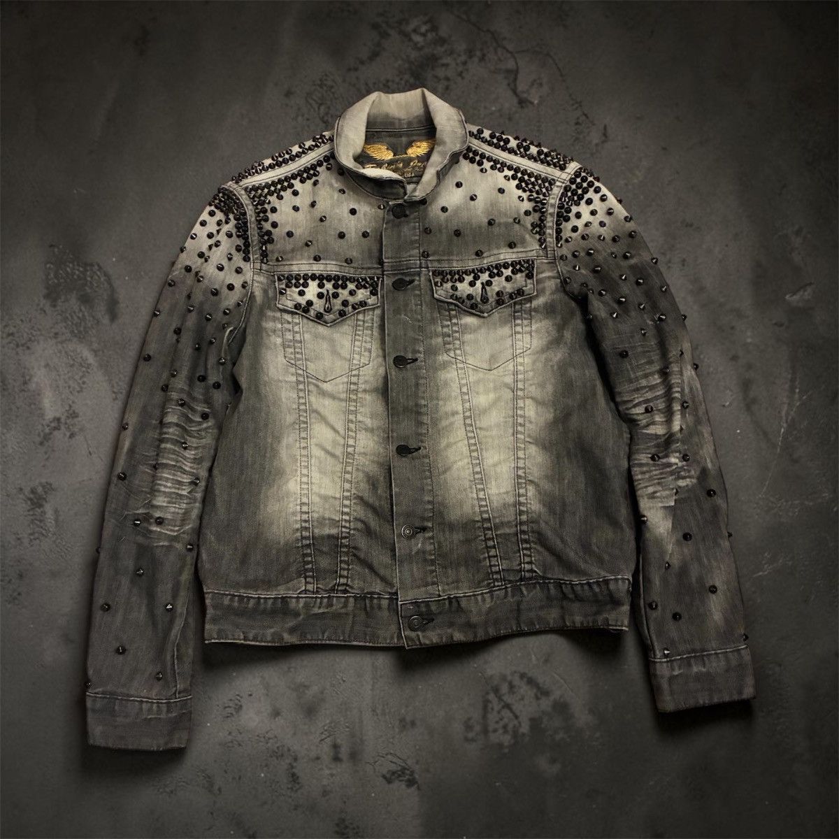 Robins Jeans Rare Studded Spikes Robin Jeans Jacket Size US L / EU 52-54 / 3 - 1 Thumbnail