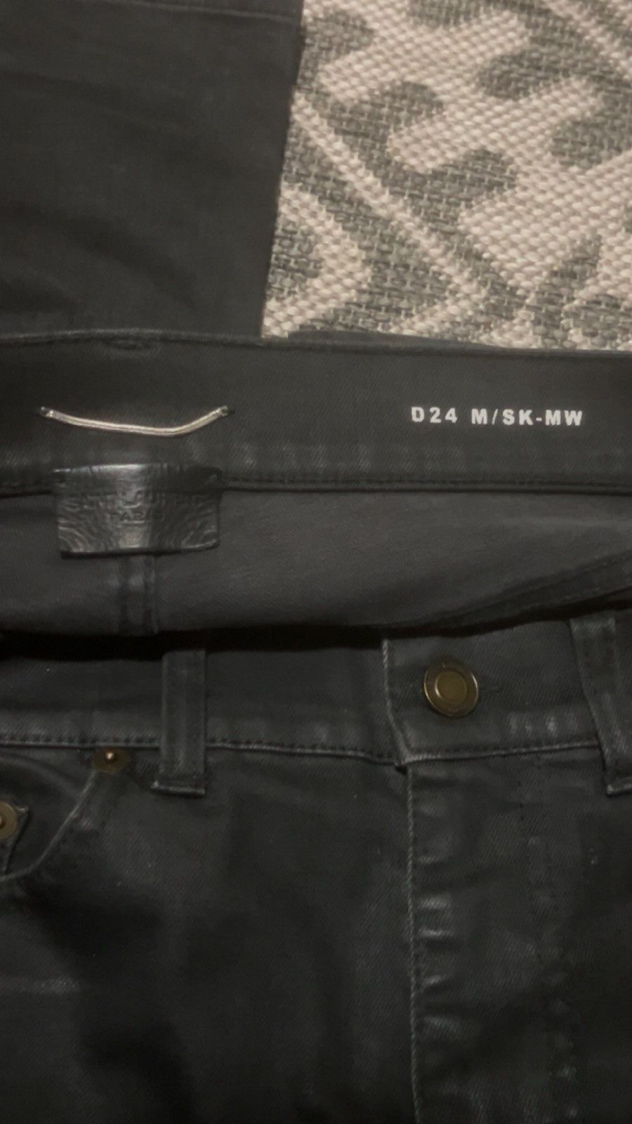 Saint Laurent Paris Ysl jeans waxed Size US 32 / EU 48 - 6 Thumbnail