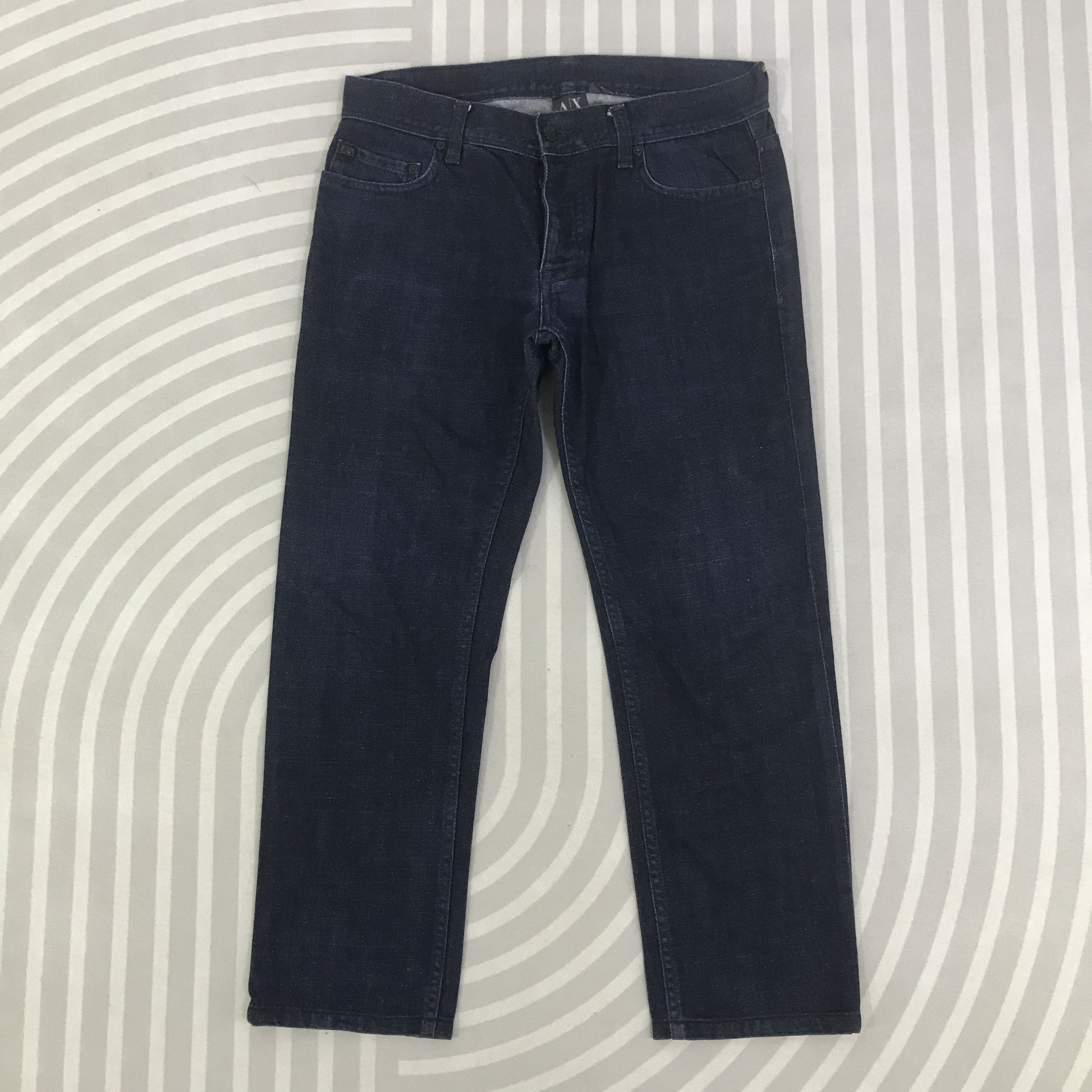 Armani Exchange Vintage Armani Exchange Blue Denim Jeans pants K130B1 Size US 32 / EU 48 - 1 Thumbnail