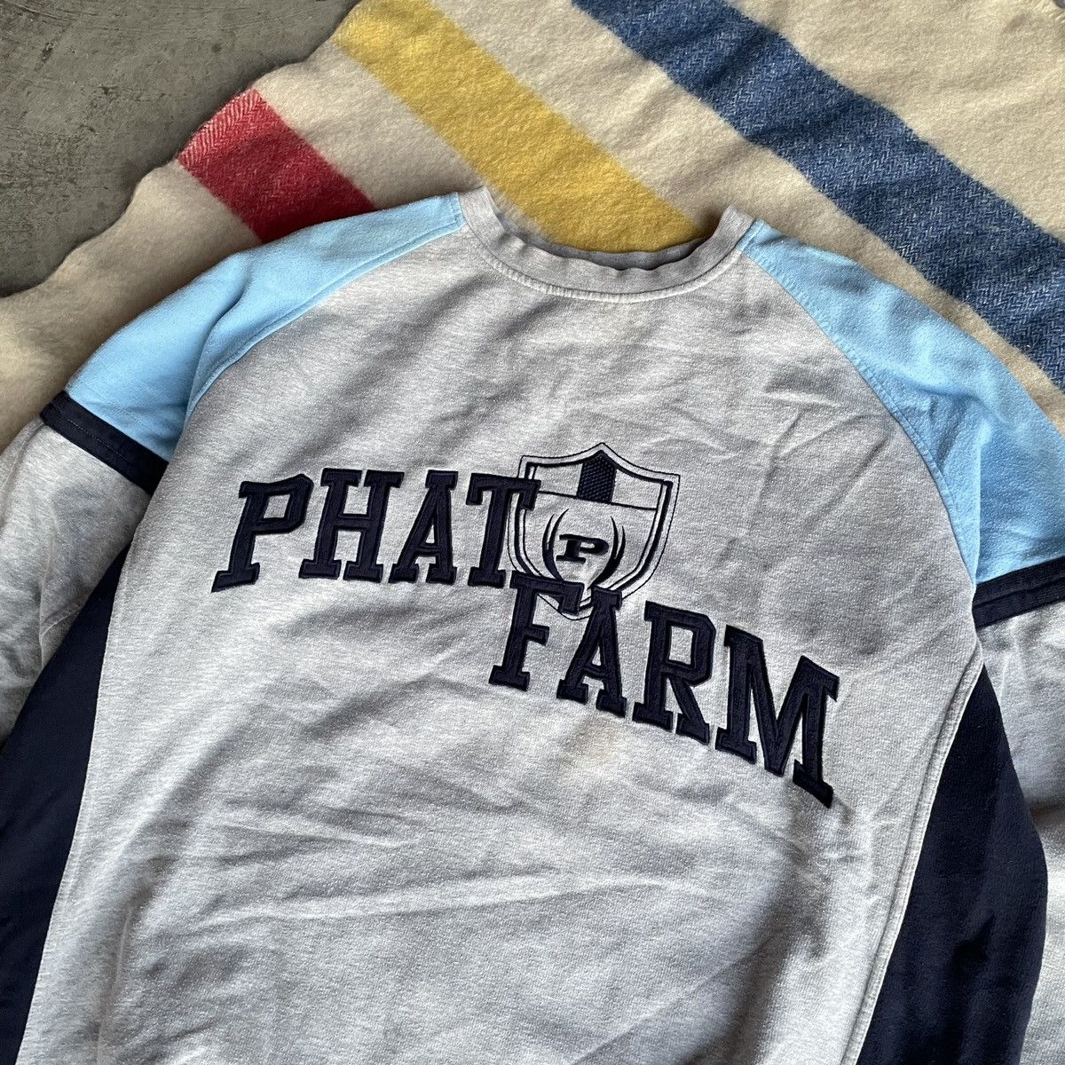 Japanese Brand × Phat Farm × Vintage Vintage 90s Y2K Phat Farm JNCO Southpole Style Crewneck Size US XL / EU 56 / 4 - 2 Thumbnail