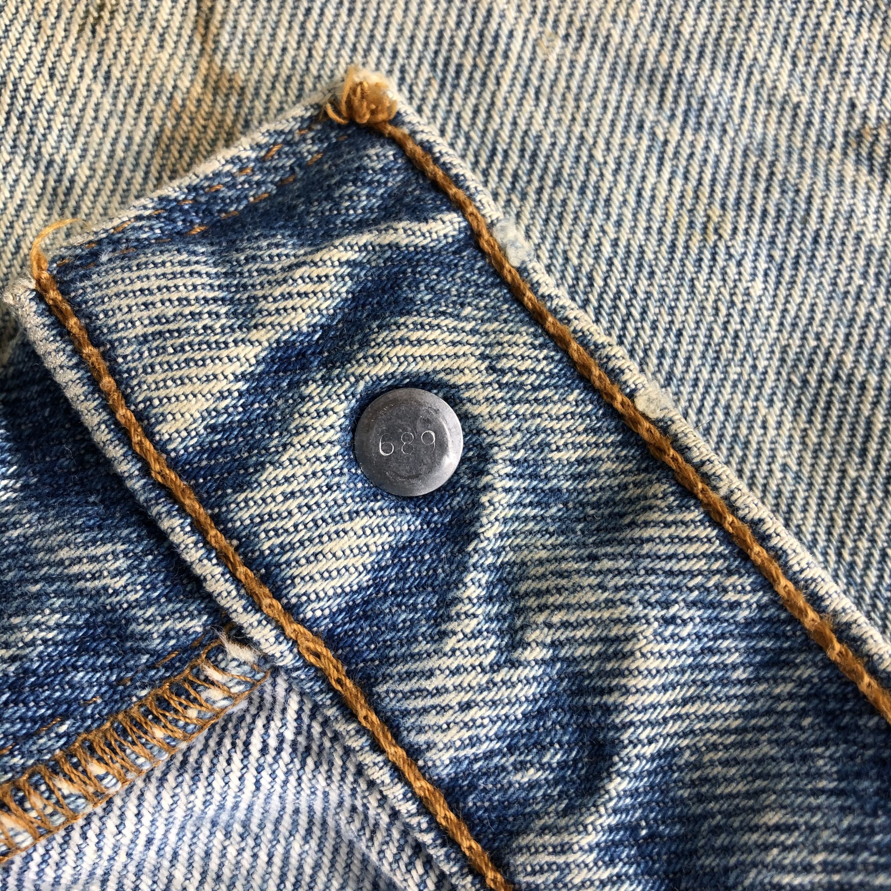 Levi's Vintage 90s Levis 550 Orange Tab Jeans Wash Denim-J989 Size US 36 / EU 52 - 9 Thumbnail