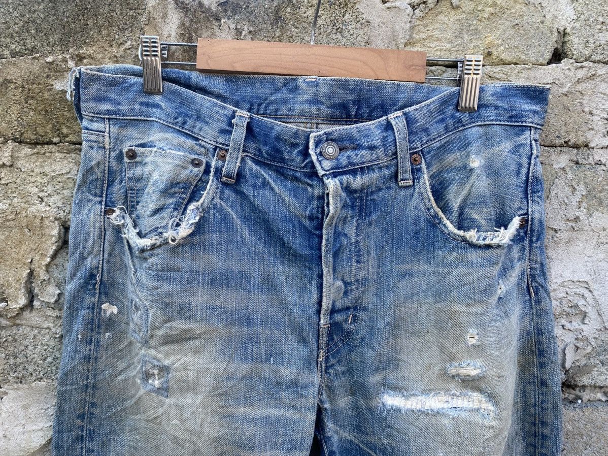 Spellbound Spellboud Domingo 90s Ripped Thrashed Jeans Size US 34 / EU 50 - 6 Thumbnail