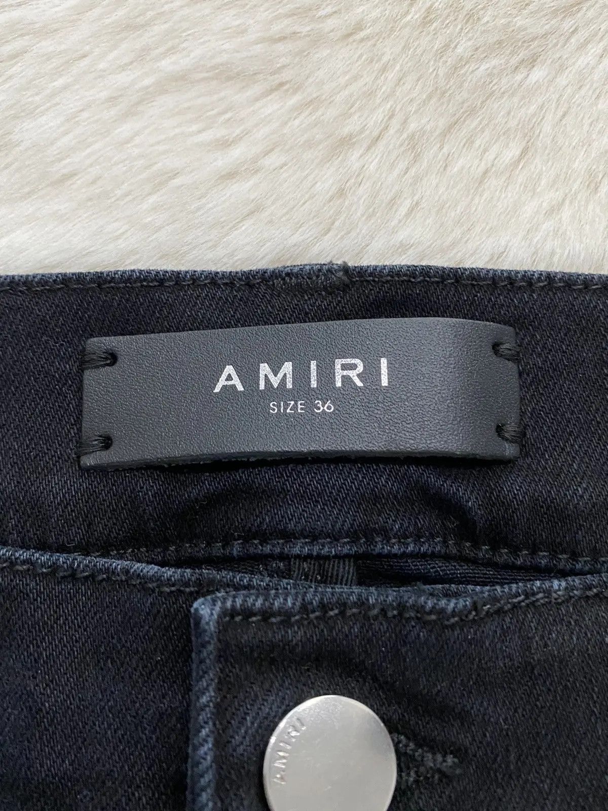 Amiri Amiri Workman Leather Patch Jeans Size US 36 / EU 52 - 9 Thumbnail