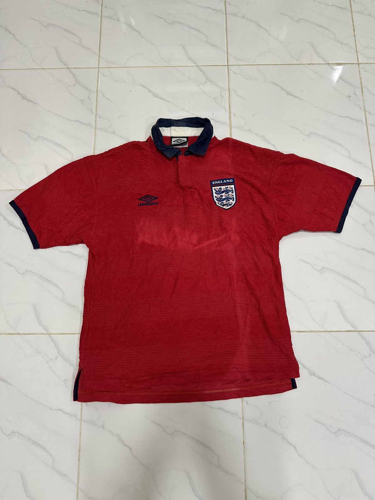 Umbro Englan football national team shirt vintage 1999-2001 Size US M / EU 48-50 / 2 - 1 Thumbnail