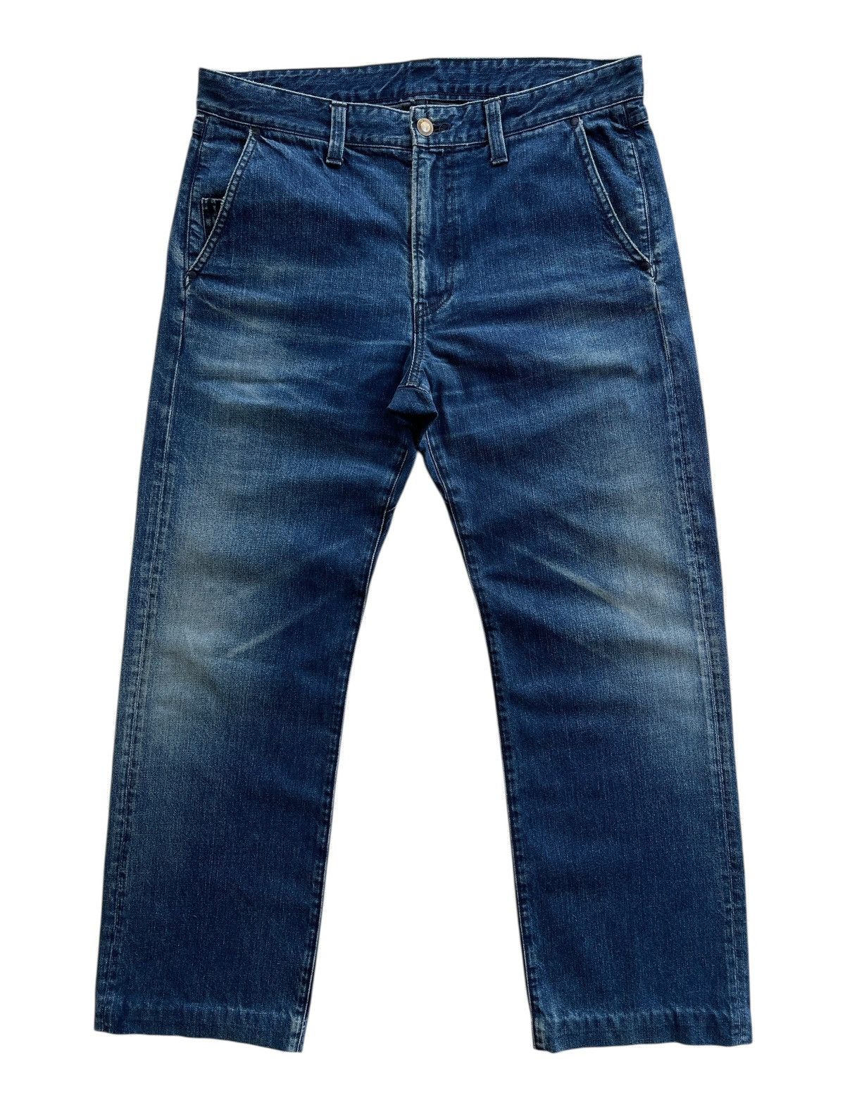 Eternal Eternal Pure Blue Indigo Kojima Japan Pants Size US 34 / EU 50 - 4 Thumbnail