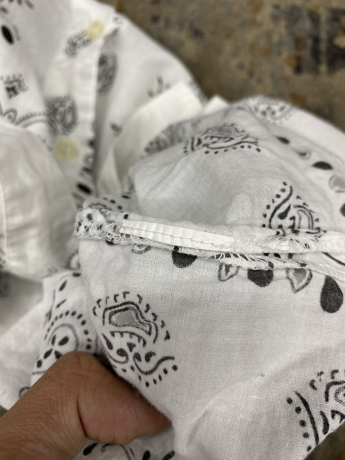 If Six Was Nine × Issey Miyake × Japanese Brand issey miyake style japanese blouse salon tokyo bandana holes Size US S / EU 44-46 / 1 - 11 Thumbnail