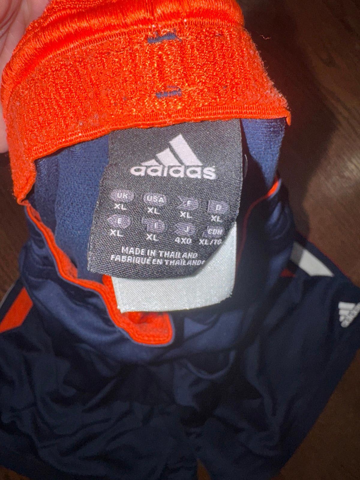 Adidas Vintage Adidas Orange Stripe Hoop Shorts Basketball Sz XL Size US 36 / EU 52 - 2 Thumbnail