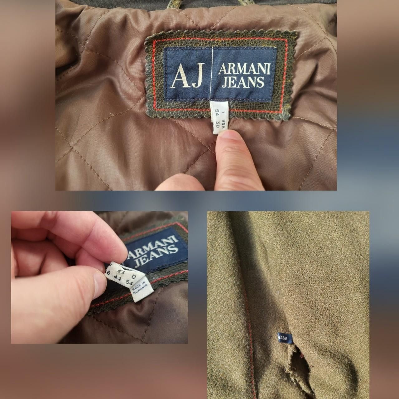Armani Armani Jeans Vintage Jacket for Men, 2000s, Size 54 L-XL Size US L / EU 52-54 / 3 - 7 Thumbnail