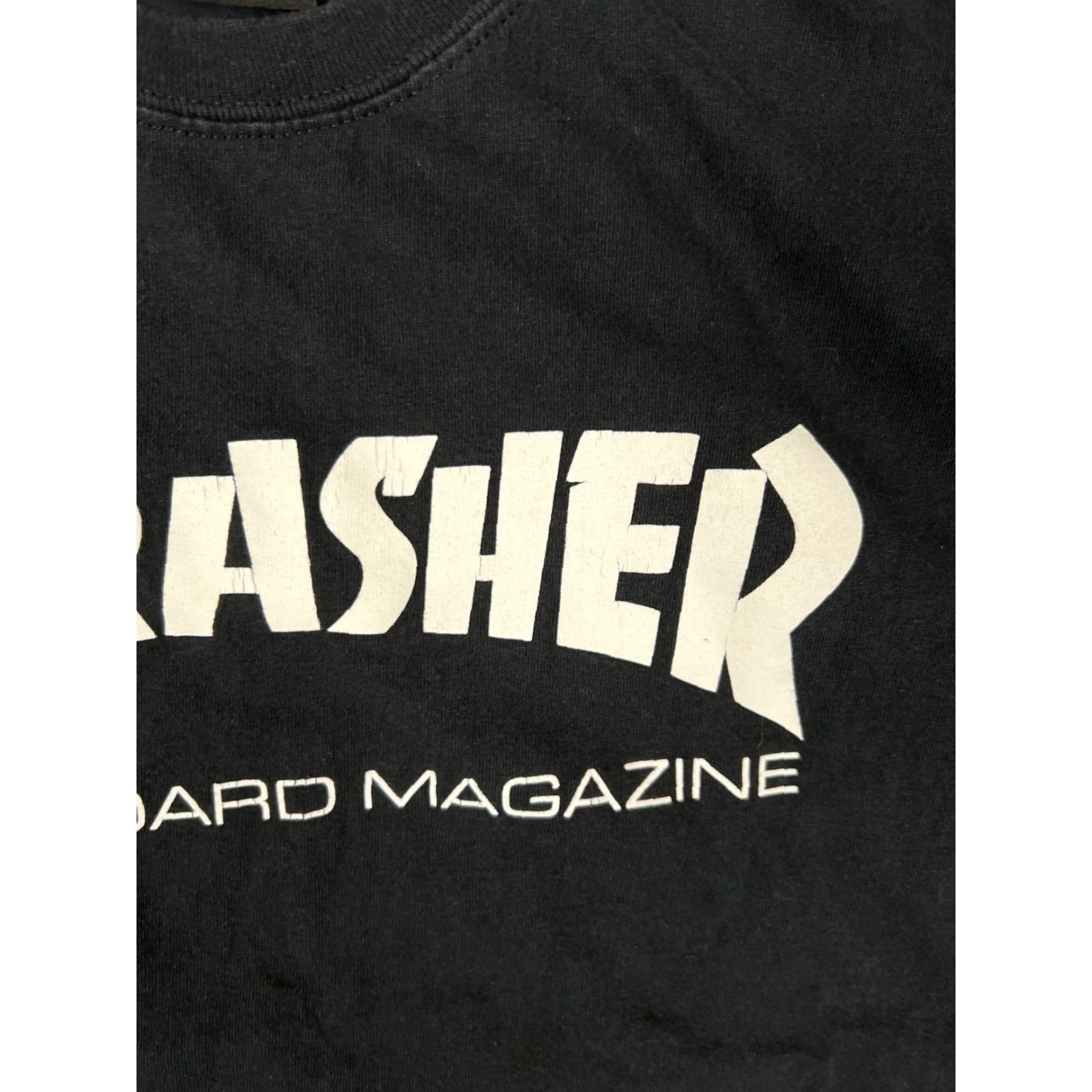 Thrasher VINTAGE Thrasher T-Shirt Men's Medium Black Grunge 90s Y2K Vintage Skater Punk 2000s Crew Neck Short Sleeve Regular Cotton Size US M / EU 48-50 / 2 - 4 Thumbnail