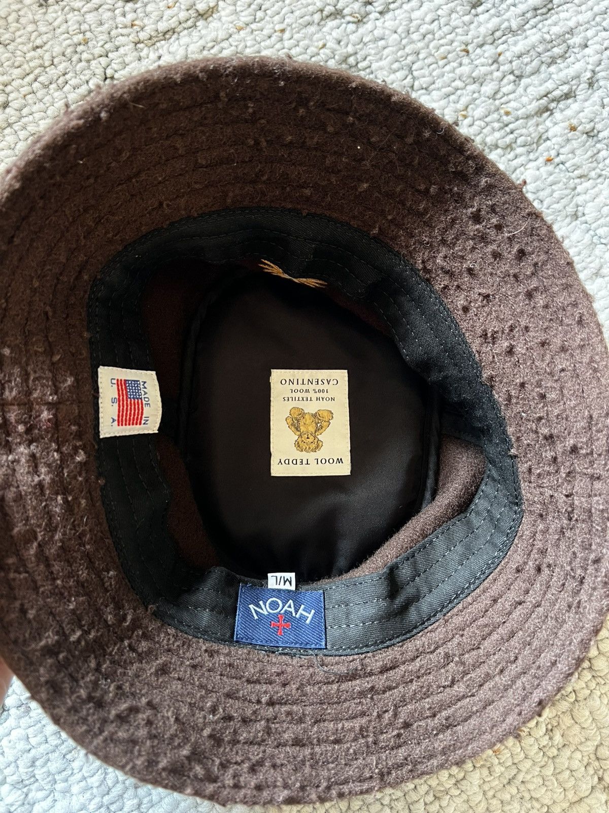 Noah Noah brown wool bucket hat Size ONE SIZE - 2 Thumbnail