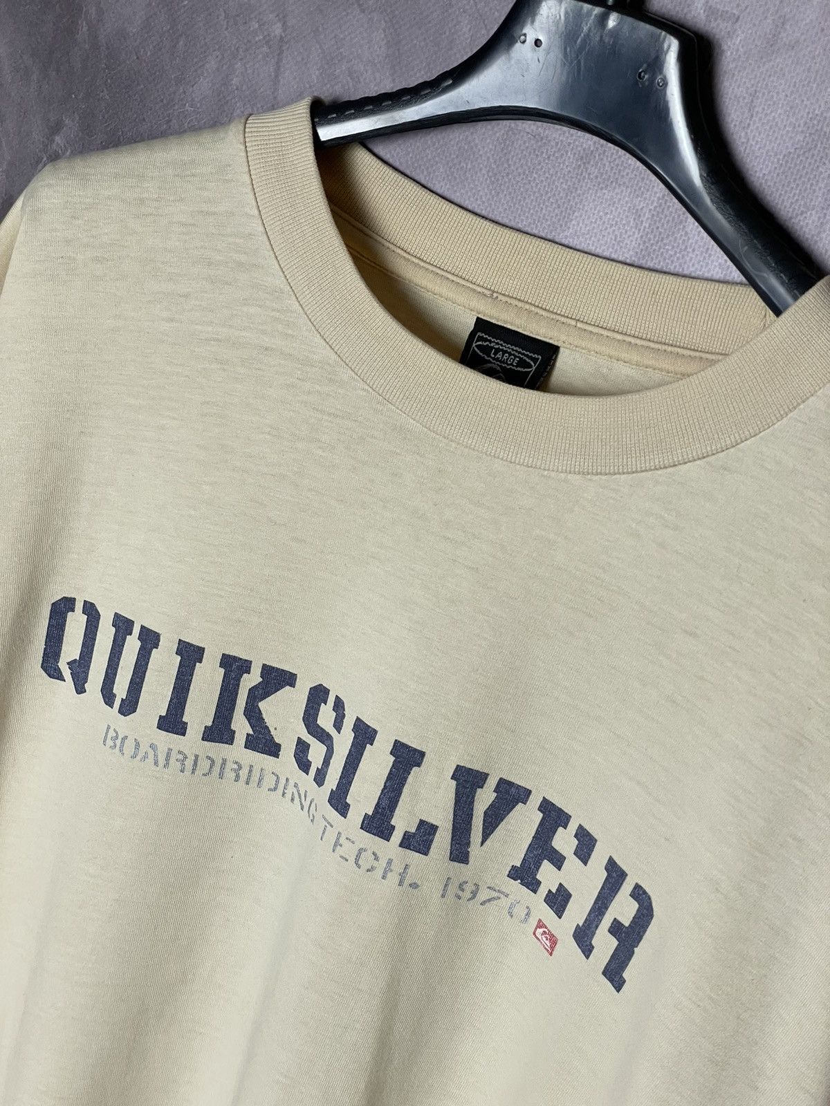 Quicksilver × Vintage Vintage Quiksilver Logo Tee Shirt 90s y2k Size US L / EU 52-54 / 3 - 5 Thumbnail