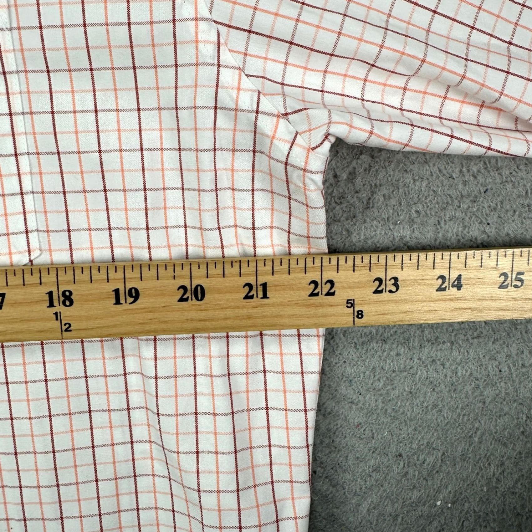 Eddie Bauer Eddie Bauer Shirt Button Down Mens Large Orange Plaid Pockets Classic Fit Size US L / EU 52-54 / 3 - 7 Thumbnail