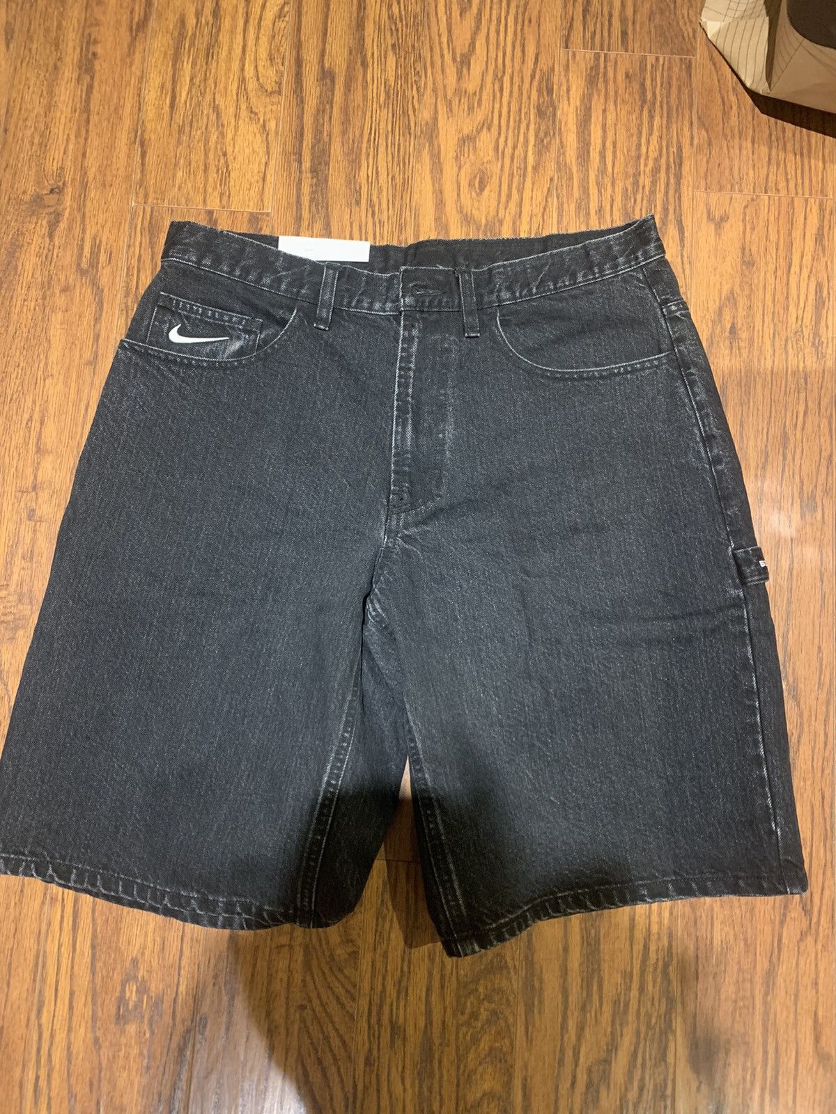 Supreme Nike x Supreme Denim Shorts Black Size 32 BRAND NEW | Grailed