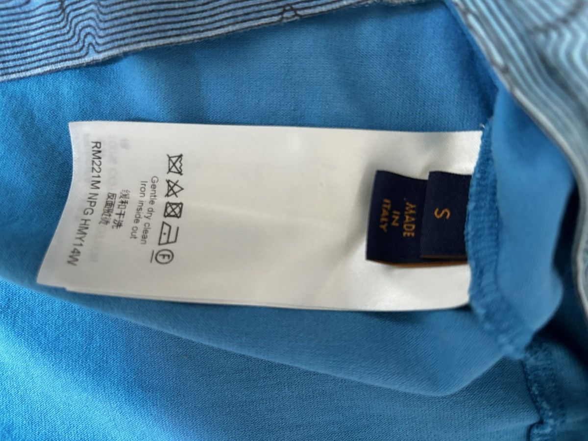 Louis Vuitton Blue LV Shirt Size US S / EU 44-46 / 1 - 3 Thumbnail