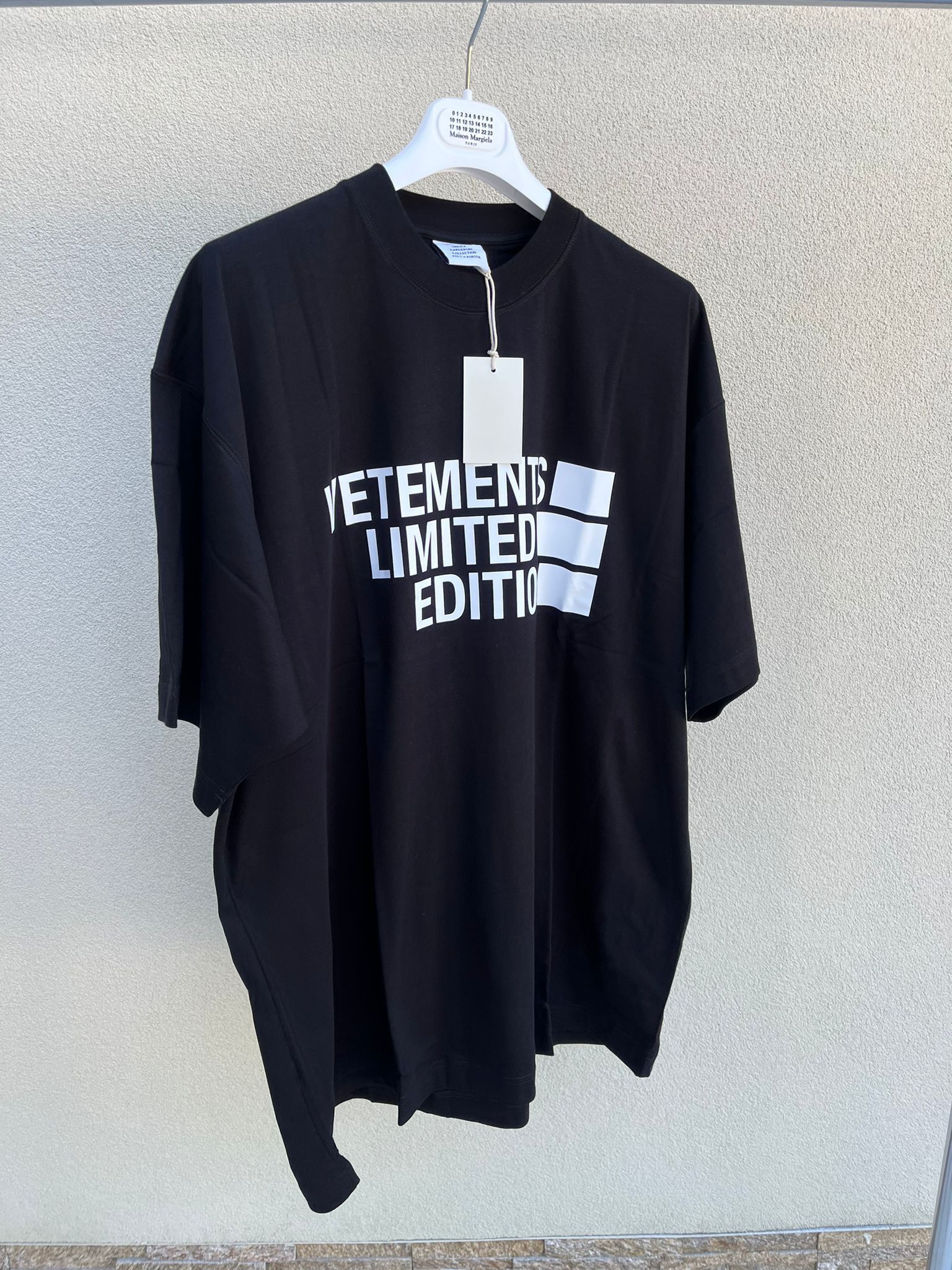 Vetements Big Logo Limited Edition T-Shirt in Black | Grailed