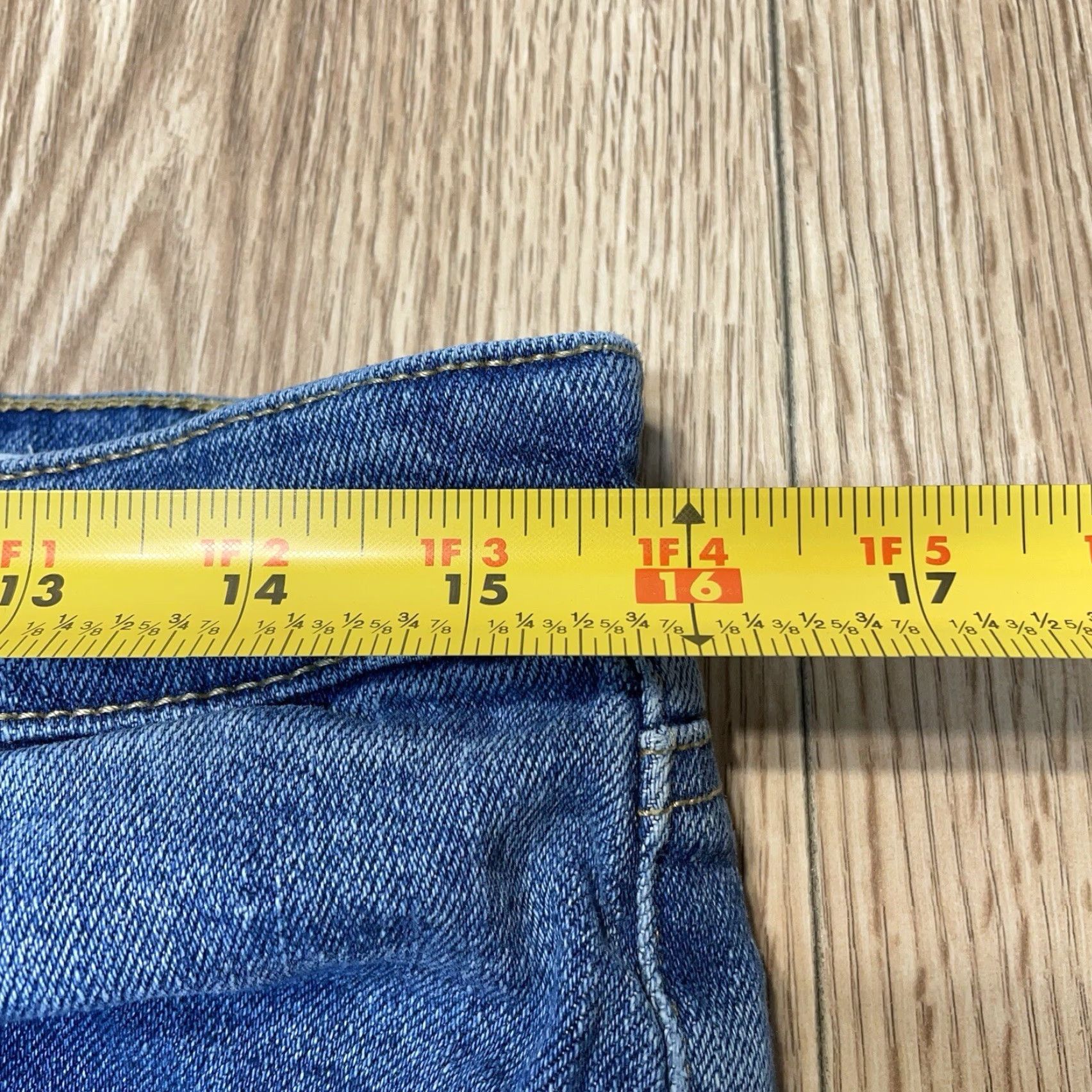 Vintage VINTAGE BLANKNYC High Rise Mini Flare Jeans Womens Size 30 Blue Stretch Denim Ankle Slit Size 30" / US 8 / IT 44 - 7 Thumbnail