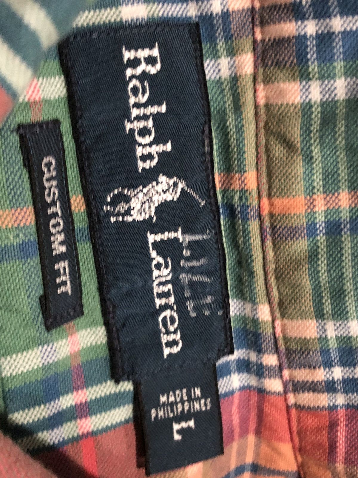 Polo Ralph Lauren × Vintage Vtg 90s Polo Ralph Lauren Plaid Button Down Size US L / EU 52-54 / 3 - 6 Thumbnail