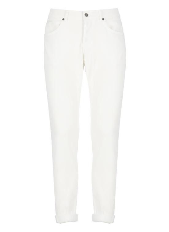 Dondup DONDUP Men Straight Pants UP232 BS0030 PTD000 White Size US 30 / EU 46 - 1 Thumbnail