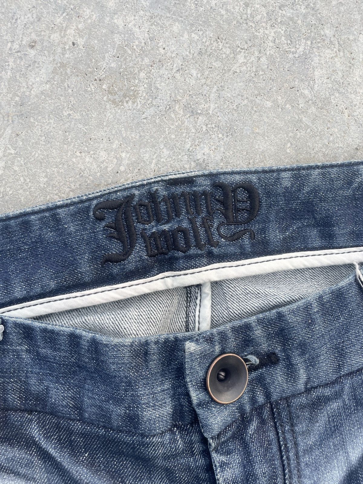 Japanese Brand 💥RARE💥2000s JAPANESE BRAND JOHNNY WOLF WHISKER ZIP FLARE Size US 34 / EU 50 - 4 Thumbnail