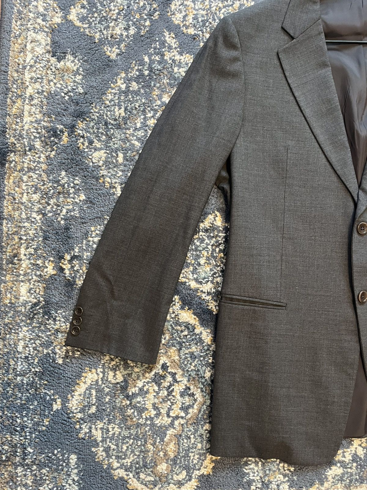 Armani × Armani Collezioni Armani Grey Blazer Size 54R - 4 Thumbnail