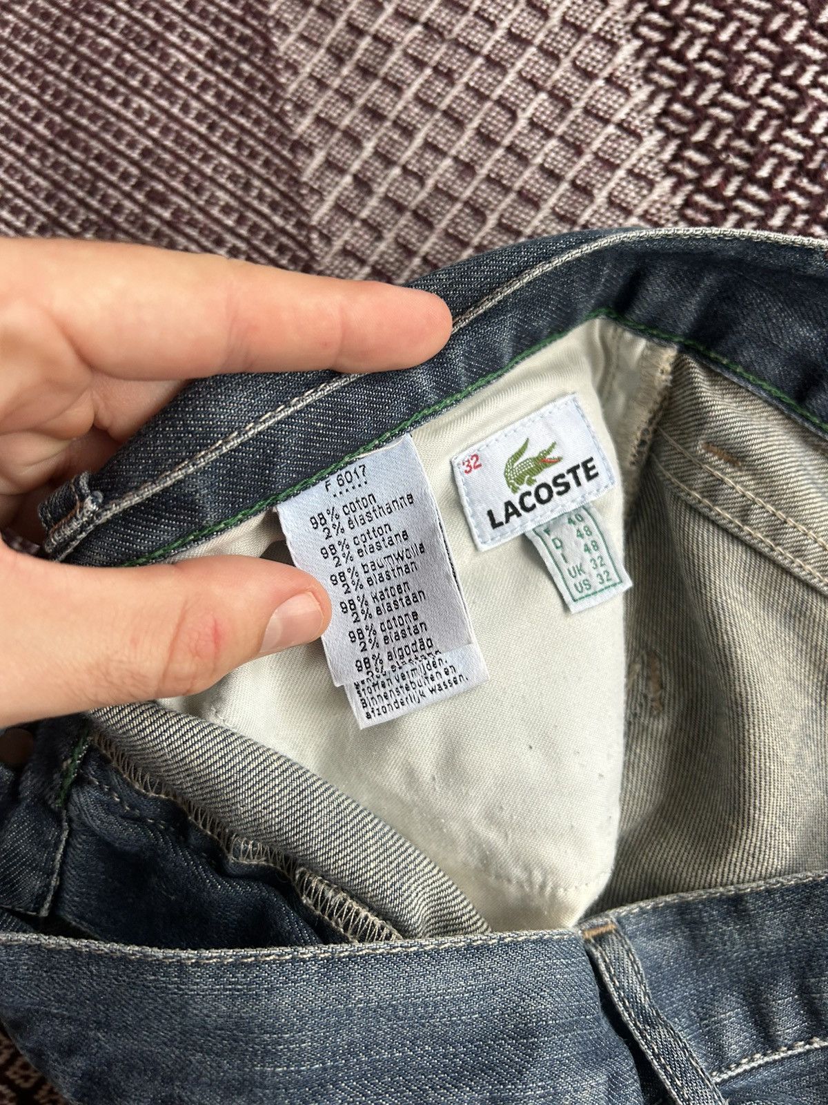 Lacoste Vintage Lacoste Denim Jeans Faded Washed Pants Unisex Sz 32 Size US 32 / EU 48 - 12 Thumbnail